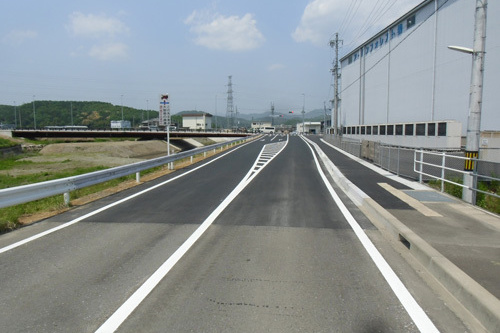 鳥羽川改修（道路）工事