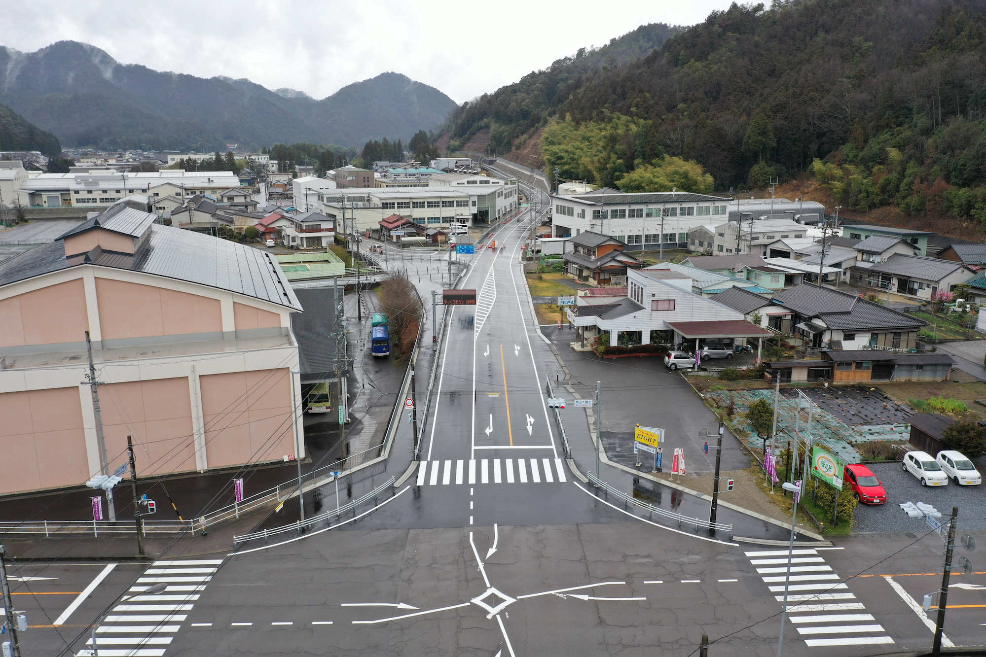 国道418号道路改良工事