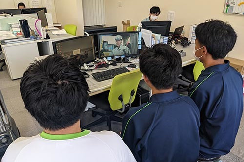 Miyama株式会社 R4.6.1〜R4.6.3まで山県高校の学生3人のインターンを受け入れました。